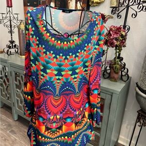 Lilly Pulitzer Multicolor Geometric Top